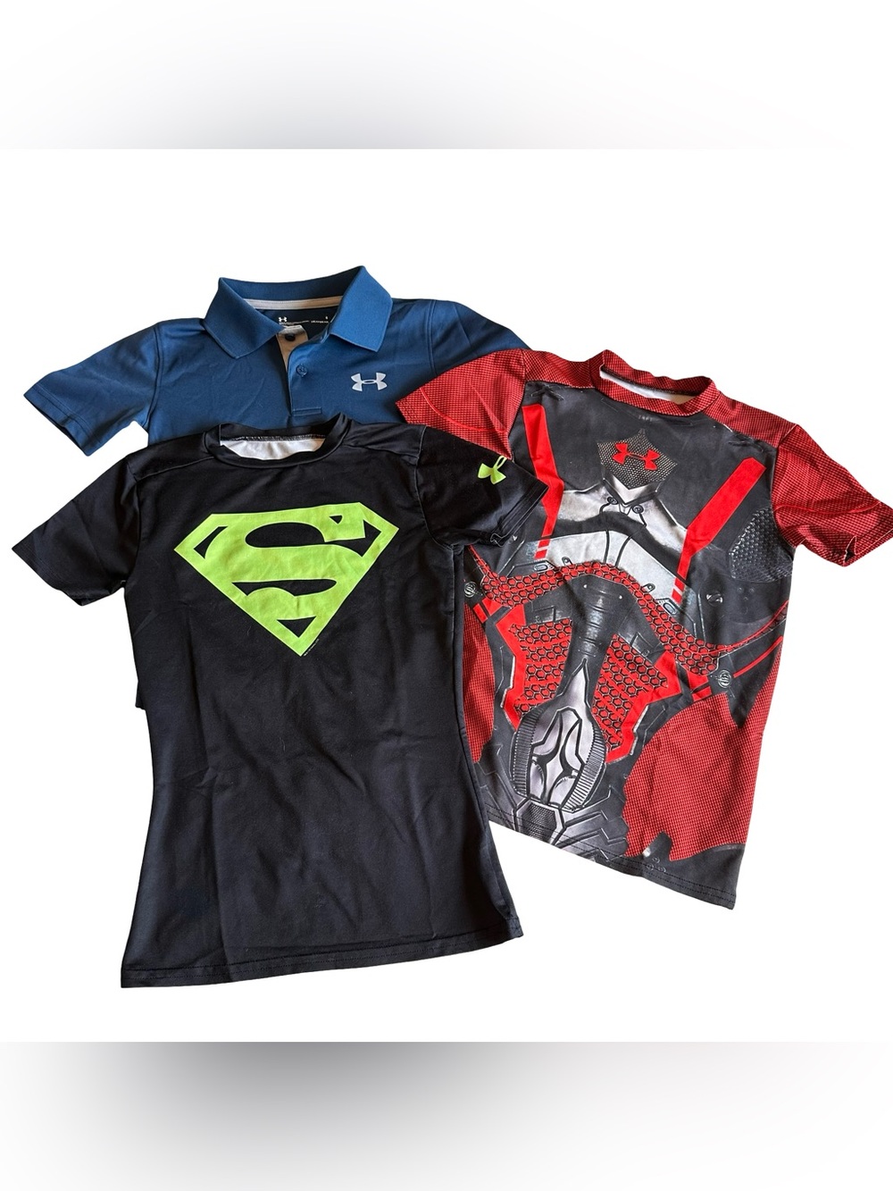 Boys Under Armor short sleeve athletic shirts SMALL